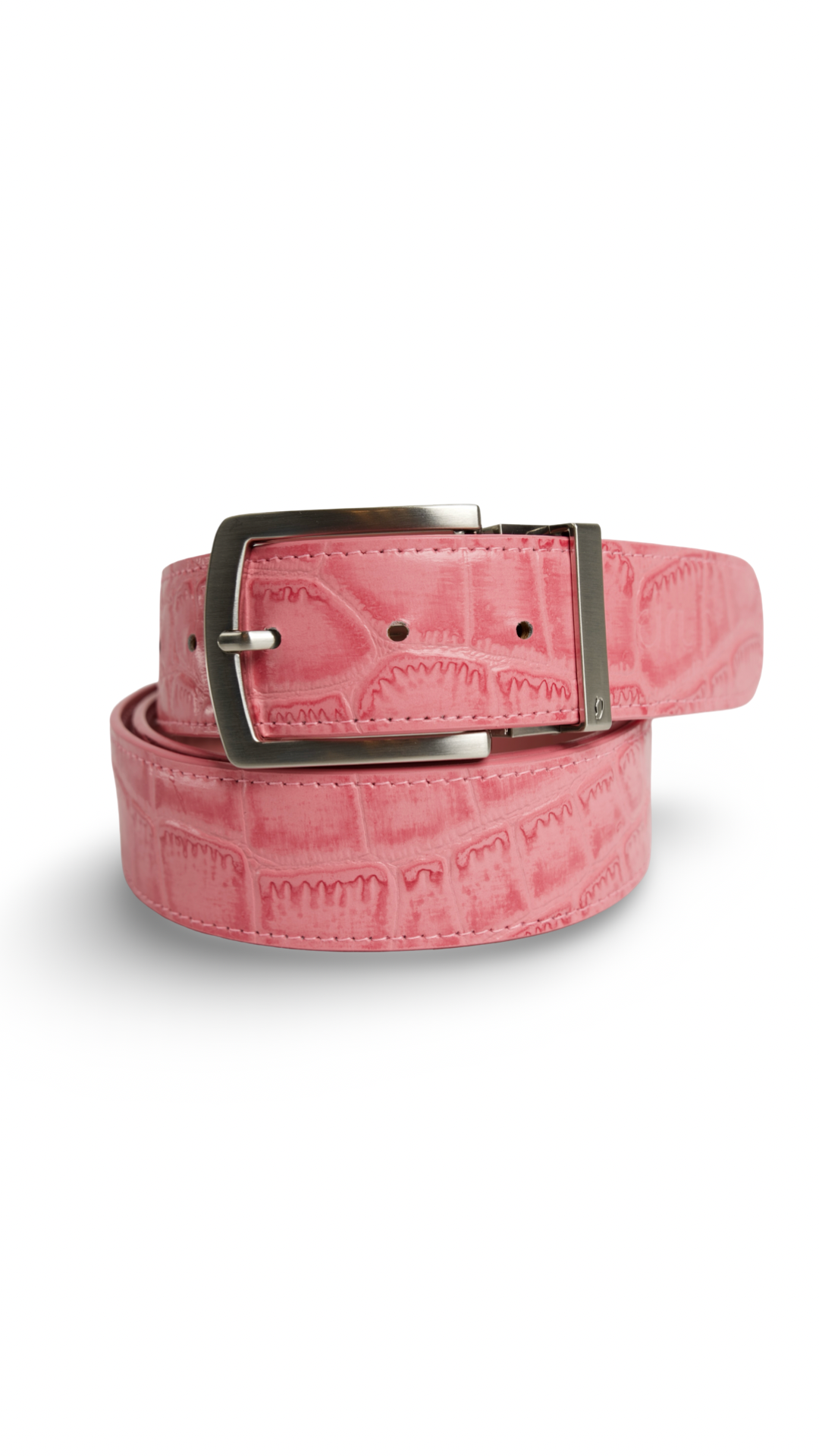Pink Crocodile Belts