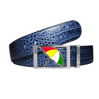 Blue Crocodile Leather Strap with Arnold Palmer buckle