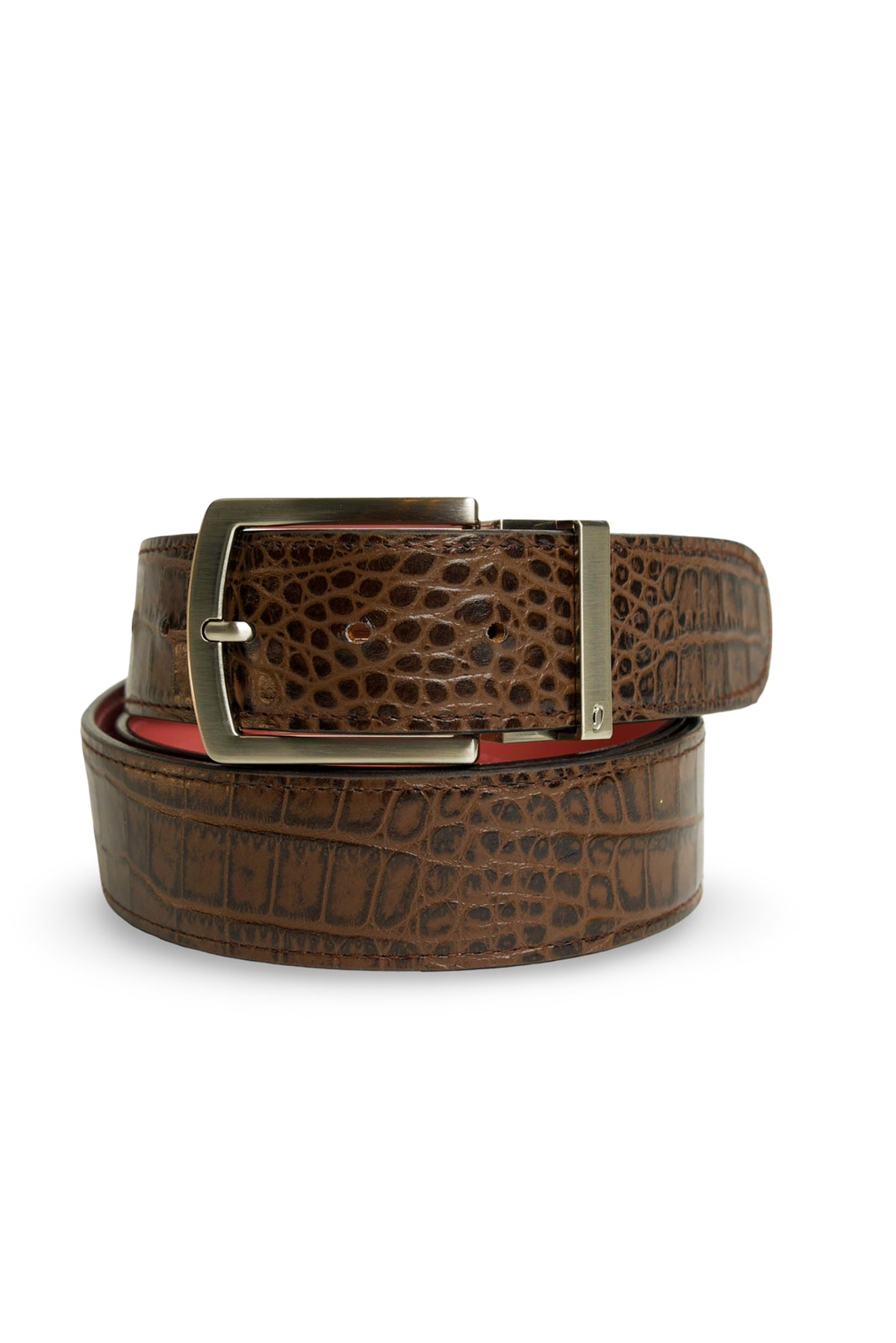 Brown crocodile Belts