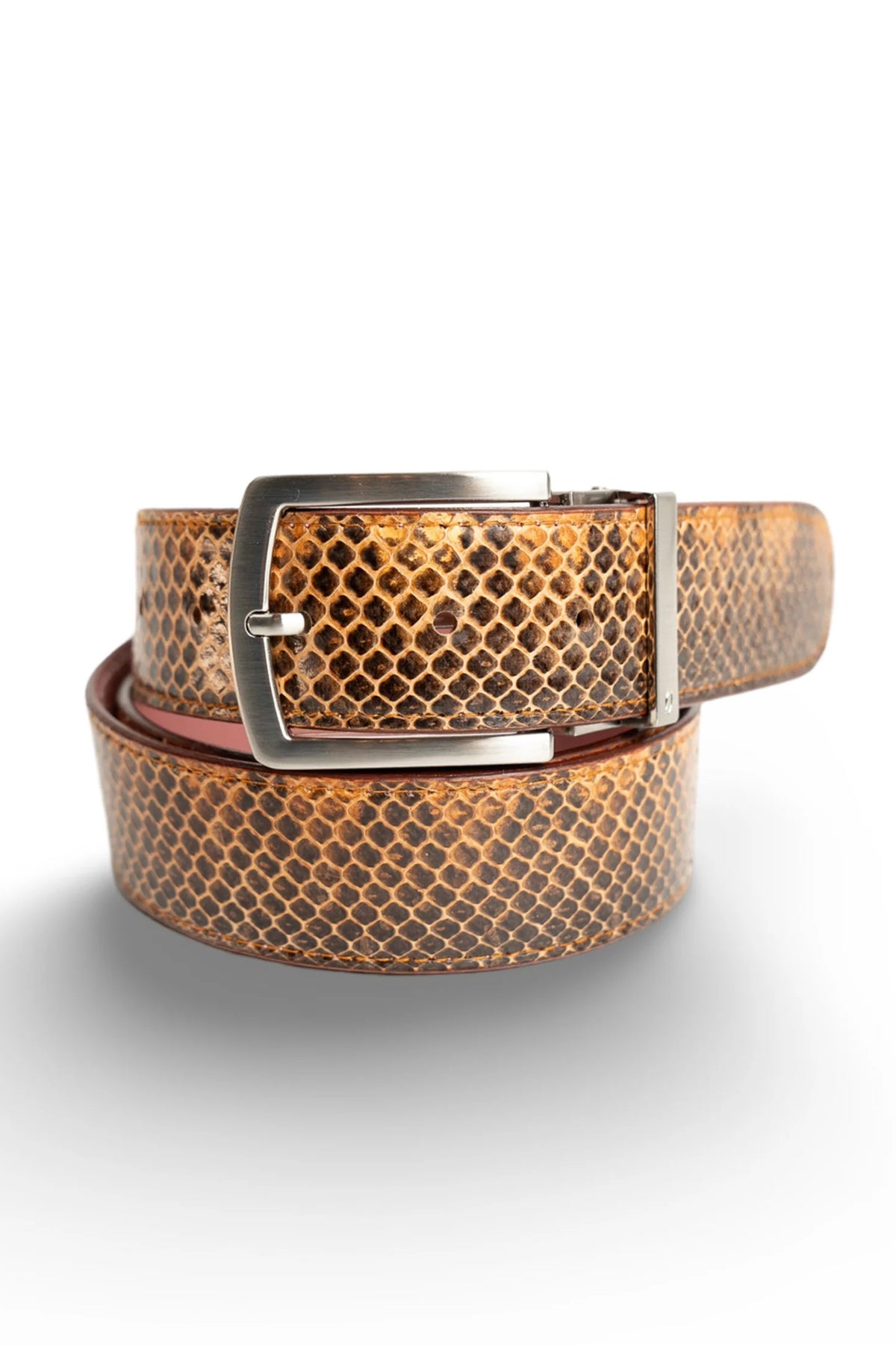Brown Snakeskin Belts