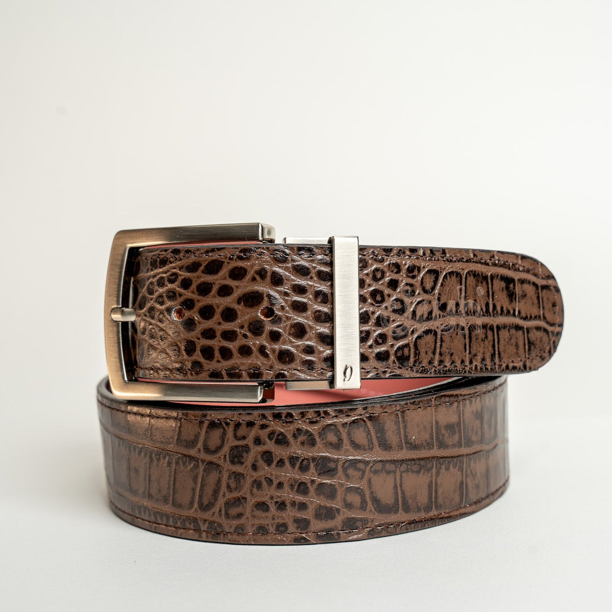 Brown crocodile Belts