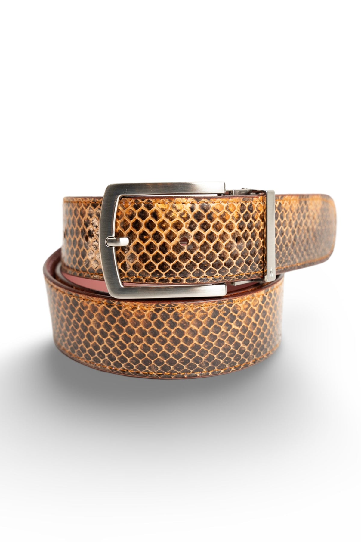 Snakeskin Leather Belts