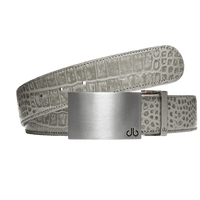 Grey Crocodile Belts