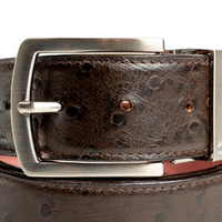 Brown Ostrich Belts