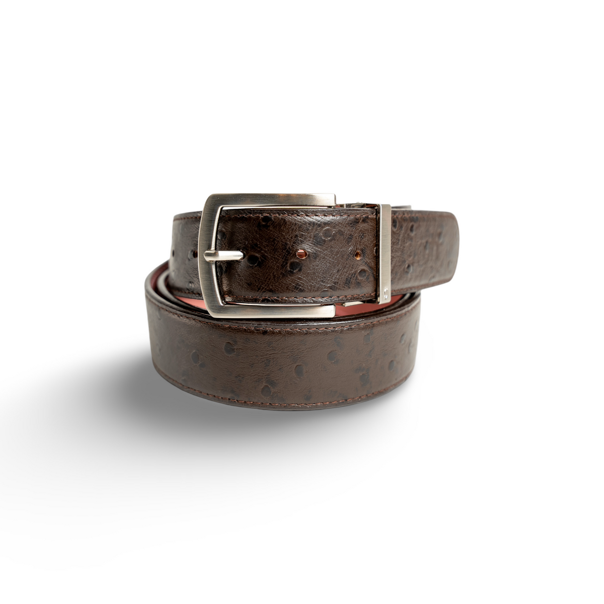 Brown Ostrich Belts
