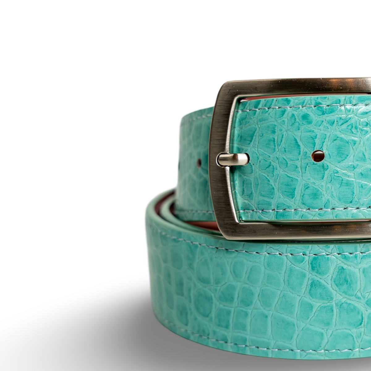 Aqua Crocodile Belts