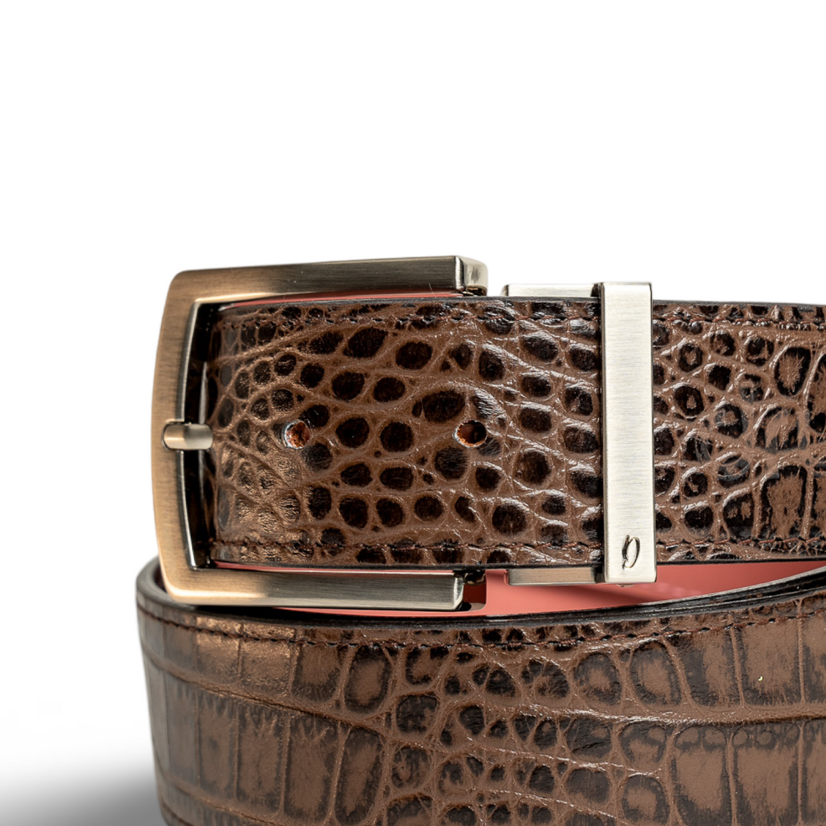 Brown crocodile Belts