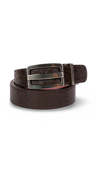 Brown Ostrich Belts