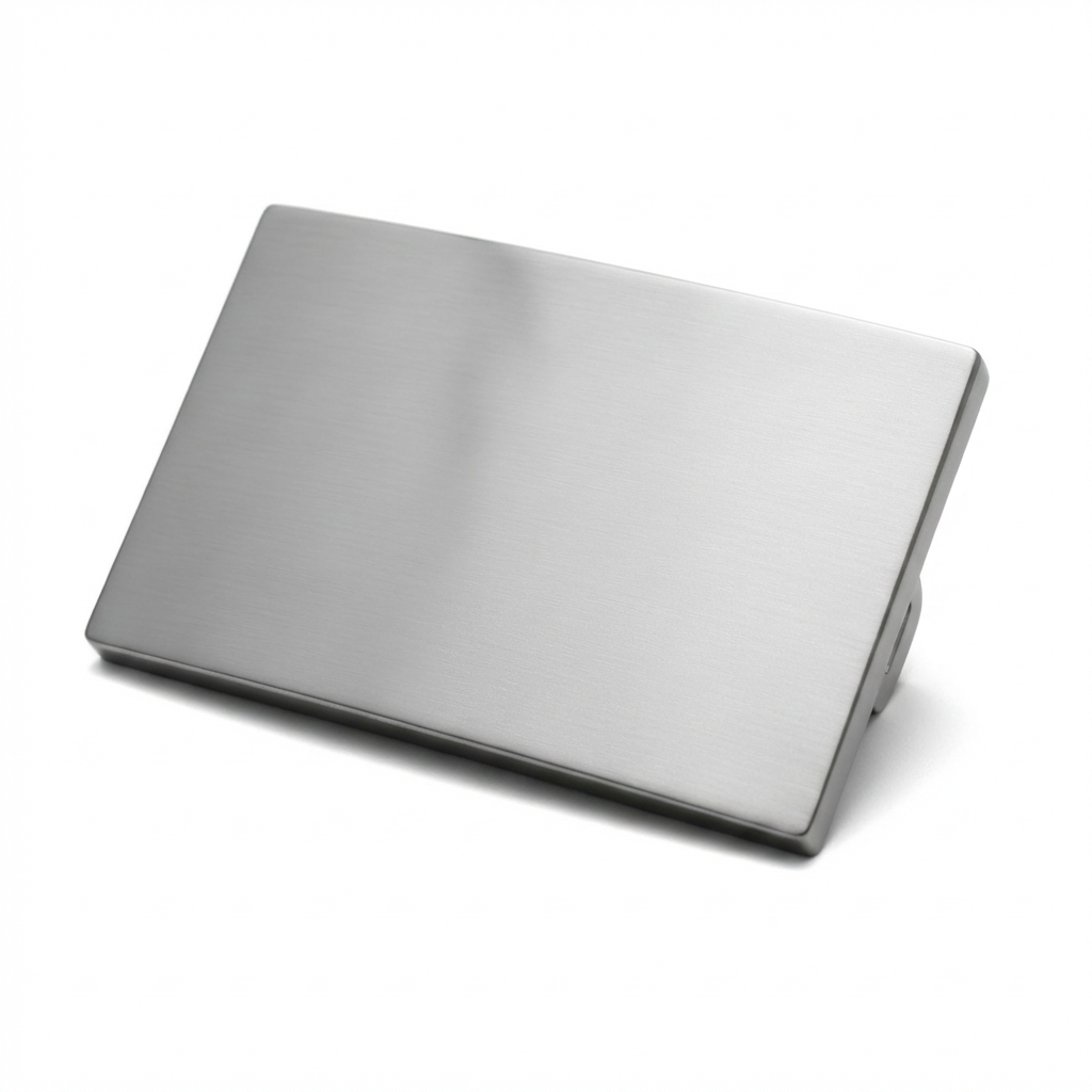 Silver Block Buckle