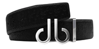 Embossed Leather Belt - db Icon Pattern