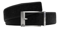 Embossed Leather Belt - db Icon Pattern