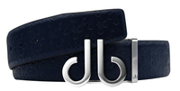 Embossed Leather Belt - db Icon Pattern