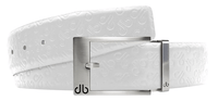 Embossed Leather Belt - db Icon Pattern