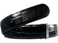 Black Crocodile Leather Collection Druh Belts USA