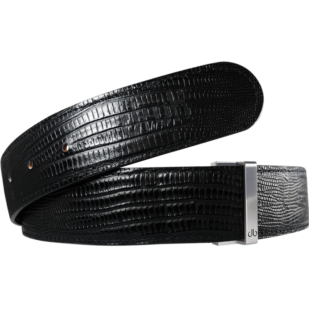 Druh Golf Belt Black Lizard