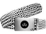 Black & White / Ballmarker Crocodile Leather Belts Druh Belts USA