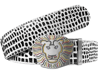 Black & White Crocodile John Daly Belts Druh Belts USA
