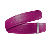 Fuschia Full Grain Leather Belt Straps Druh Belts USA