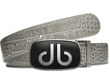 Graphite Gray / Big & Gaint Crocodile Leather Belts Druh Belts USA