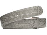 Graphite Grey Crocodile Leather Collection Druh Belts USA