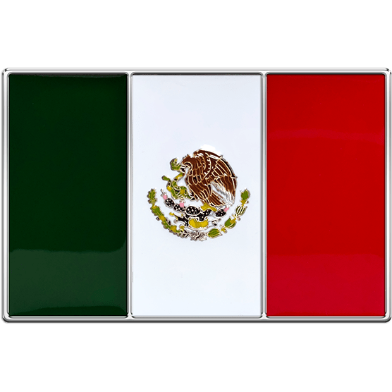 Mexico Flag Buckle