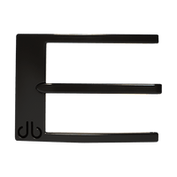 Classic Prong Buckle with Black Detail - Matte Black