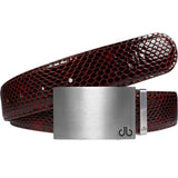 Snakeskin Leather Belts Druh Belts USA