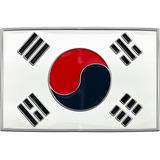 South Korea Flag Buckle