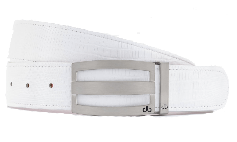 Three Bar Lizard White Belts Druh USA